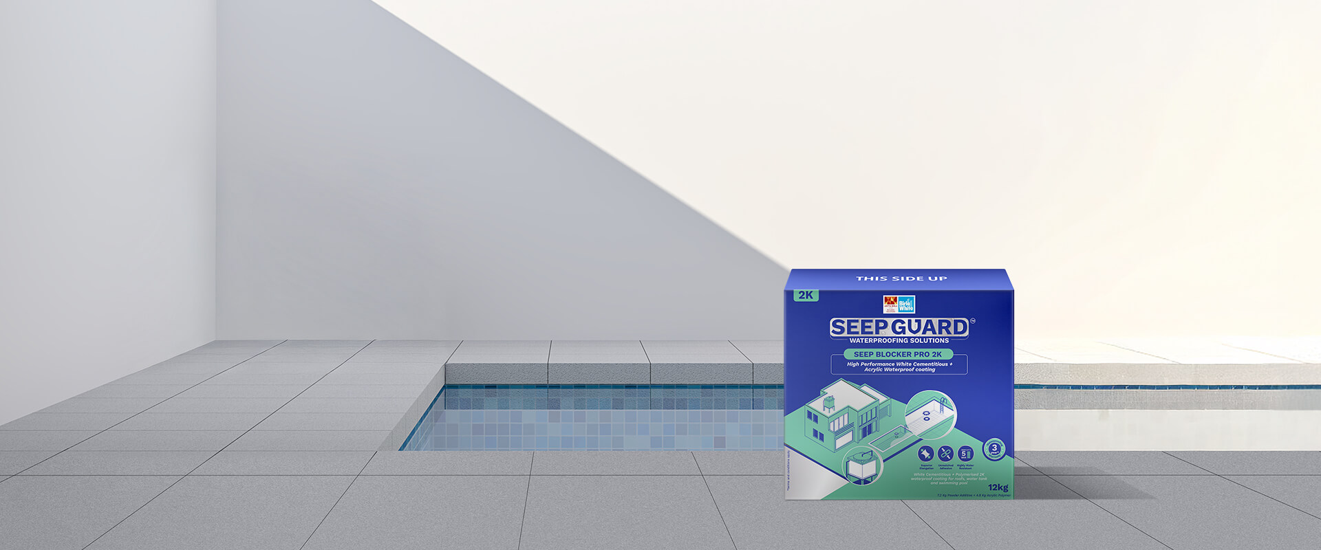 Pools to bathrooms: Seep Blocker Pro 2K Waterproofs every surface